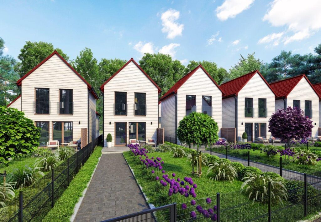 Jeziora las - osiedle domków