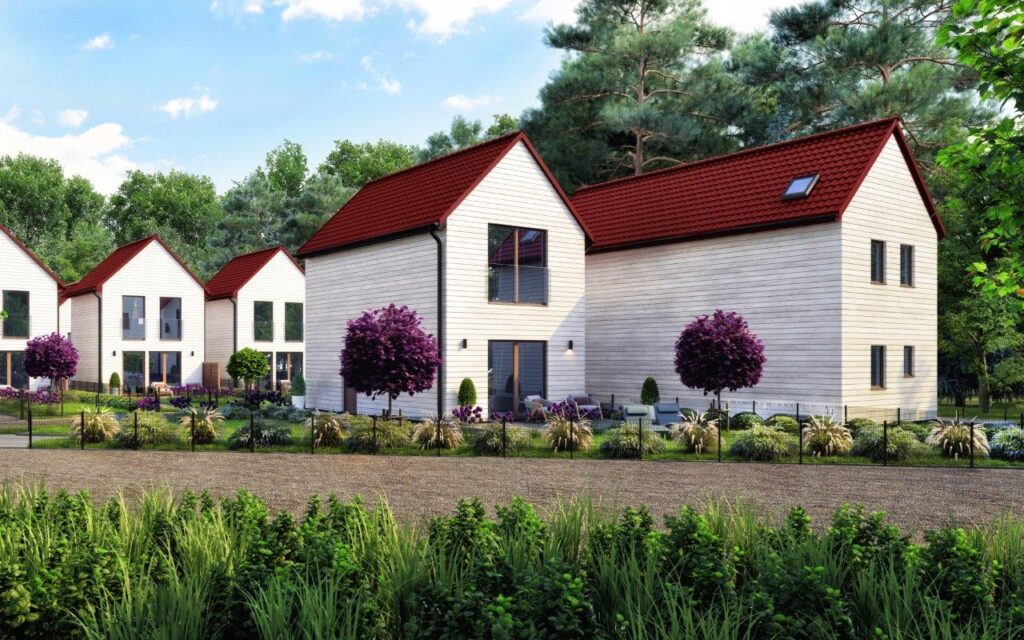 Jeziora las - osiedle domków